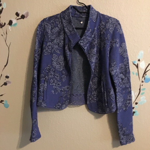 Anthropologie knitted and knotted floral cardigan - Picture 2 of 4